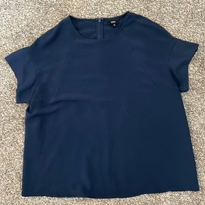 Navy Work Blouse
